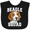 thumbnail image 3 of Inktastic Dog Beagle Squad Boys or Girls Baby Bib, 3 of 4