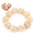 thumbnail image 4 of Rattan  Chew Toy, 10-Pack Handwoven Sepak Takraw for Parrots to Chew, 4 of 7