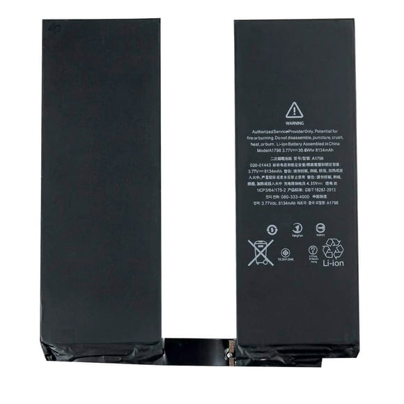 Replacement Battery 8134mAh 3.79V / 30.8WH Li-Ion A2134 (020-01443) For Apple iPad Air (2019) 10.5'' / iPad Air 3