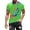 A-Green, variant on T Shirt Mens Summer Tie Dye Color Short Sleeve Round Neck Loose Pullover Male Clothes