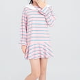 thumbnail image 1 of LOVZFMLL Robe Fille avec Grand Style Universitaire Robe Princesse Robe Fille Manches Longues Col Rabattu, 1 of 5