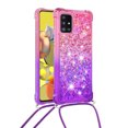 thumbnail image 2 of Funda para Samsung Galaxy A51 5G Brillantina Líquida Divertida Reluciente y con Cristales en Movimiento Cuerpo Cruzado con Cordón Ajustable, 2 of 5