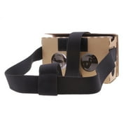 Portable Video Glasses Cardboard Ultra Clear 3D Virtual Reality Glasses For SmartPhone Computer DIY Funny Toy