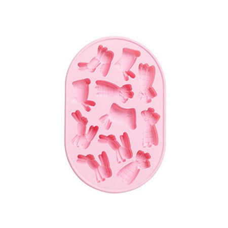 

11 Cavities Easter Bunny Silicone Cake Mold Cake Decoration DIY Baking Mold