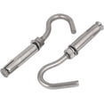 thumbnail image 2 of 5pcs 304 Stainless Steel Expansion Anchor Bolt Open Cup Hooks M6 (5pcs 304 Acero inoxidable perno de anclaje de perno abierto Copa ganchos M6, 2 of 2