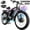 Black-White, variant on 5000W (Peak) Electric-Bike for Adults, 60V 25AH Battery Electric Motorcycle, Dual-Motor-Ebike 50MPH Ebike, 26*4.0 Fat Tire Electric-Bicycle, AWD 21-Speed Mountain Bike for All-Road UL 2849