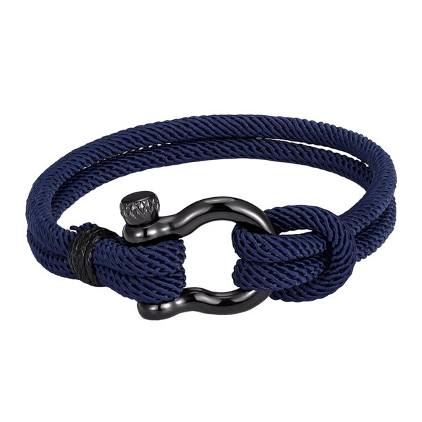 Unisex Resistente a Los Arañazos con Cierre de Aleación de Cuerda Impermeable de Moda para Acampar Al Aire Libre Fiesta de An Azul Hugo pulsera trenzada