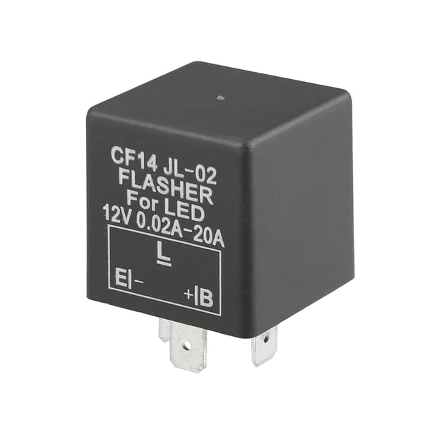Relé de intermitencia LED electrónico Fix CF14JL-02 Luz de señal de giro LED de 3 pines Flash parpadeante para motocicleta de coche