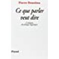 thumbnail image 1 of CE Que Parler Veut Dire (Édition Française), 1 of 1