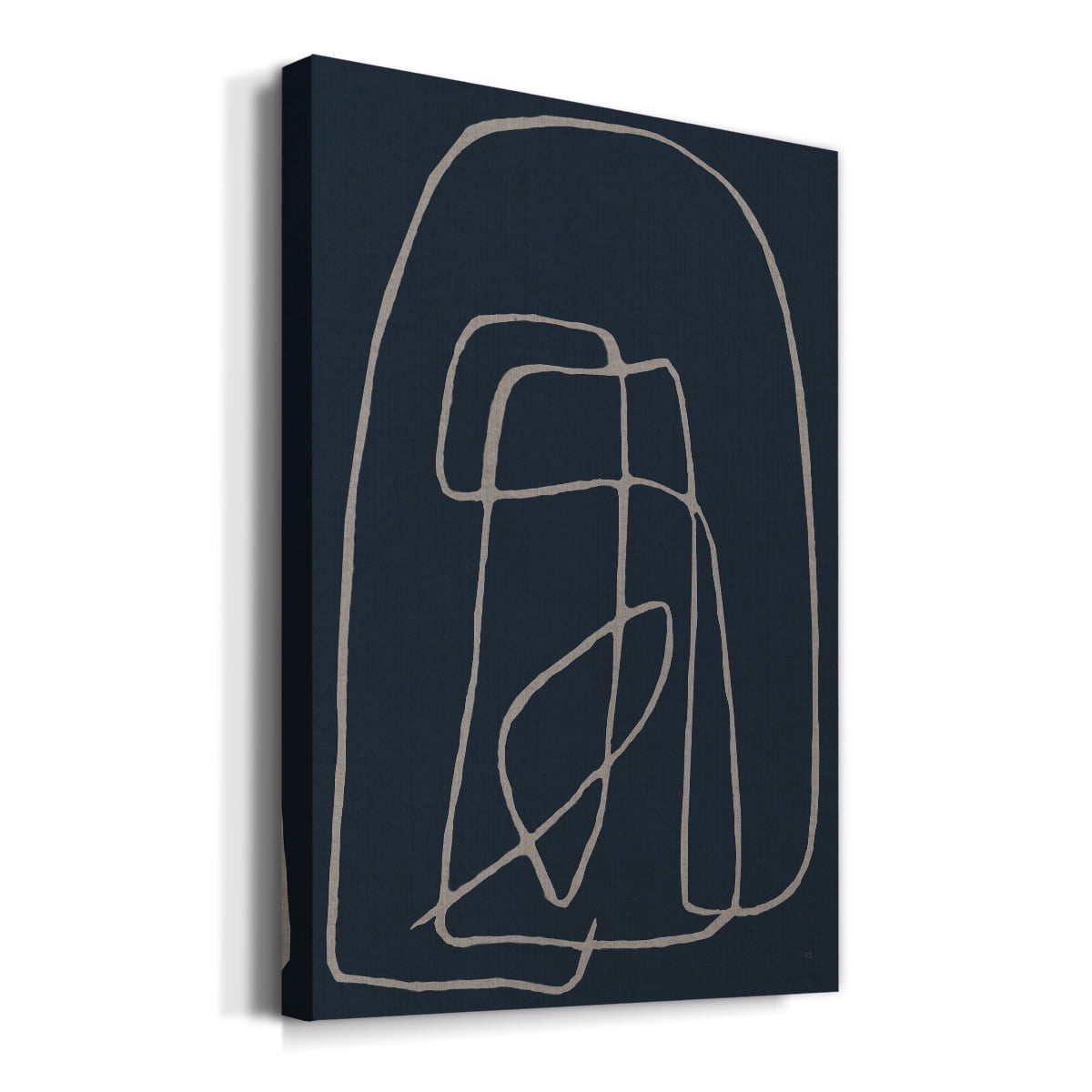 Shapes and Night Sky I Premium Gallery Wrapped Canvas - Ready to Hang
