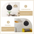 thumbnail image 3 of Homoyoyo Sac de Tambour Noir Portable pour Rangement d'Instruments de Musique et Transport Facile, 3 of 7