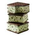 thumbnail image 4 of Fatboy Ice Cream Sandwiches, Mint Chocolate Chip, Kosher, 5 fl oz, 6 Count, 4 of 13