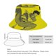 thumbnail image 2 of Lázaro Sombrero bucket para adultos, gorra de protección solar, sombrero de pescador plegable para viajes al aire libre, pesca y actividades de verano, 2 of 6