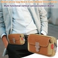 thumbnail image 4 of Riñonera Lona para Hombre 3 Uds. Bolso Con (estilo 2 Caqui), 4 of 8