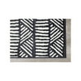 thumbnail image 6 of Novelle Home Functional Style Grey White Tribal Rug, 4'7" x 6'7", 6 of 10