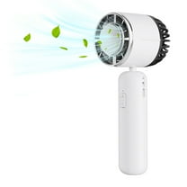 Needhep Home Oscillating Fan for Bedroom,Large Battery Operated Fan, Foldable Fan for Travel, Personal Portable Fan, Portable Wireless Fan (White)