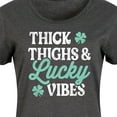thumbnail image 3 of Instant Message - Thick Thighs And Lucky Vibes - Women's Any Way Dress, 3 of 6