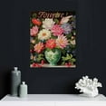 thumbnail image 4 of Nawypu Farmhouse Peony Wall Art Country Flower Bathroom Pictures Wall Decor Rustic Floral Bathroom Decor Today I Choose Joy Canvas Prints Painting Framed Home Artwork for Bedroom Kitchen Dining, 4 of 4