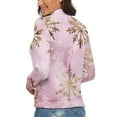 thumbnail image 3 of Snow Flake Christmas Women's Turtleneck Sweater Long Sleeve Ribbed Fitted Turtle Neck Casual Fall Winter Collection Top M, 3 of 4