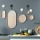 thumbnail image 2 of Ganchos decorativos para baño, elegante gancho multiusos de agarre fuerte en superficies lisas, ganchos de pared adhesivos para guardar artículos domésticos diarios, 2 of 5