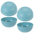 thumbnail image 6 of HEMOTON 4 Pcs White Cereal Bowls Wheat Straw Bowl 20.00X10.00X9.30CM Blue, 6 of 7