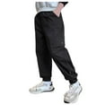 thumbnail image 2 of Jeans for Boys Boys Casual Pants Boys Summer Casual Cargo Pants Comfortable Loose Fit Activewear Trousers For Kids Sports Outdoor Play, 2 of 7
