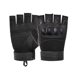 thumbnail image 1 of Greeniant 1 par de guantes de medio dedo para montañismo, caza, levantamiento de pesas, guantes acolchados transpirables sin dedos, equipo para deportes Negro L Greeniant OD027055-02, 1 of 6