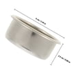 thumbnail image 2 of OFFIGAM 1Pcs Rond Acier Inoxydable Machine à Café Fourniture pour Production d'Espresso 2.36X2.36X0.98 Po, 2 of 4