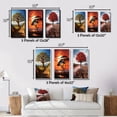 thumbnail image 4 of Designart "Baobab Tree Charm II" Floral & Botanical Framed Wall Art Set Of 3 - Green Tree Baobab Frame Gallery Set For Office Decor, 4 of 6