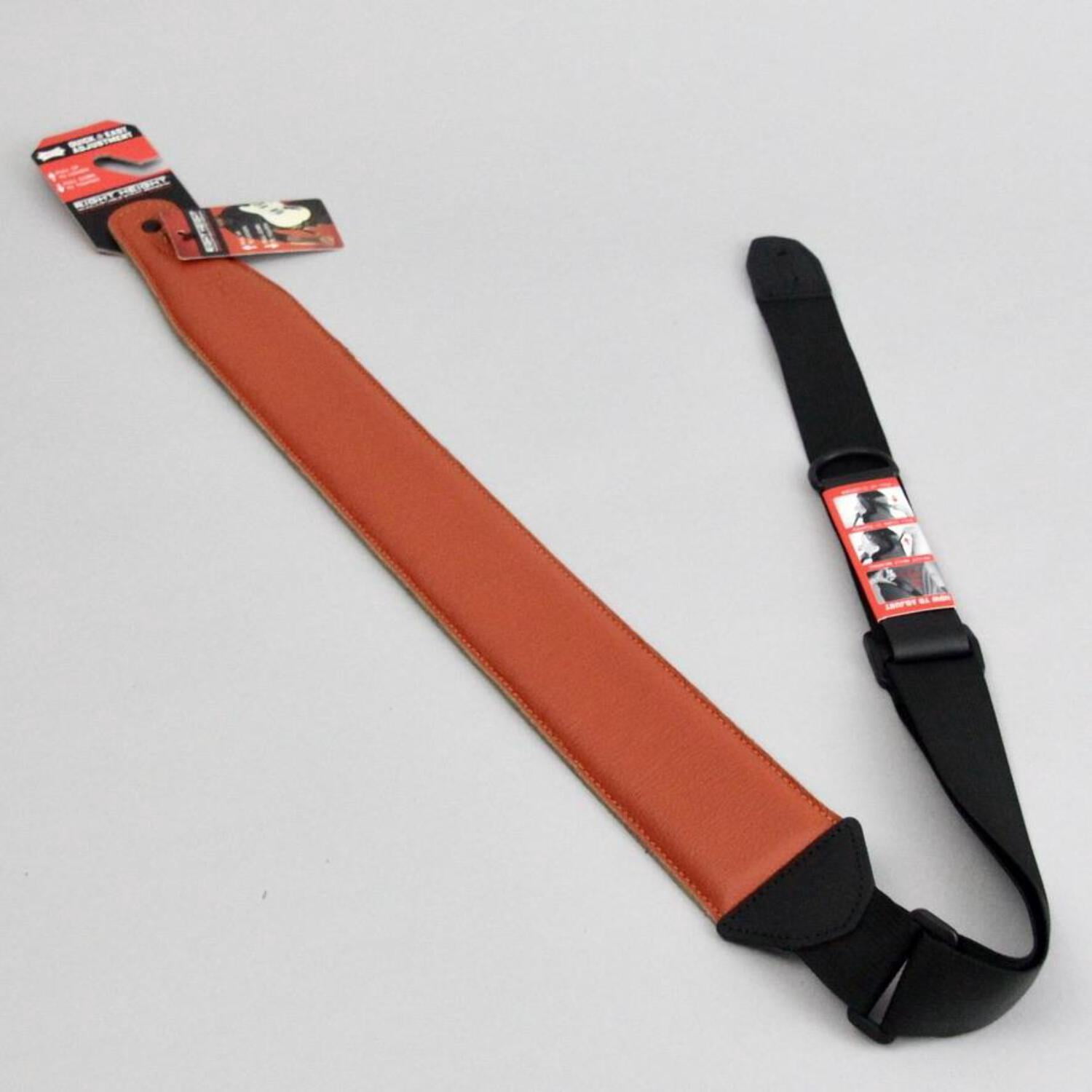 Levy's MRHGS 2 1/2 inch Wide Ergonomic RipChord Guitar Strap Orange