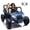 Blue, variant on 24V Two-Seater Kids Ride On UTV with Parent Remote Control, 4 Wheel Suspension, Slow Start, Large Wheels, Bluetooth, USB, LED Lights for Ages 3+, Black