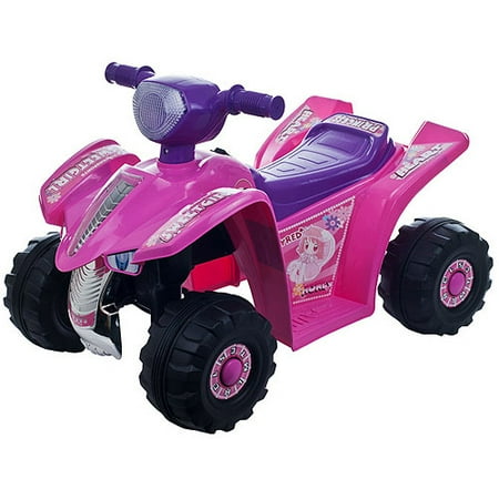 Ride On Toy Quad, Battery Powered Ride On Toy ATV Four Wheeler by Lilâ Rider â Ride On Toys for Boys and Girls, For 2 - 5 Year Olds (Pink and Purple)