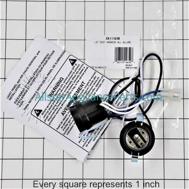 Broan Range Vent Hood Lamp Socket Assembly SR111630