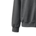 thumbnail image 6 of Women Zip up Jackets, Long Sleeve Loose Hoodless Workout Outerwear, Full Zip Winter Fall Casual Coats for Women, Hiking Sports Home Walking, 6 of 7