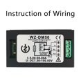 thumbnail image 5 of Dc 50a 5kw Digital Wattmeter Panel Medidor de Potencia Voltímetro de Energía Voltímetro Feliz Sencillez, 5 of 5