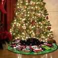 thumbnail image 4 of Christmas Tree Skirt 48'''' Navidad Tree Collar Winter Xmas Tree Mat Indoor Outdoor Decor Merry Christmas Decorations for Home, 4 of 5