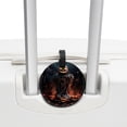 thumbnail image 3 of Halloween 2pcs PU Leather Round Bag Tags Suitcase Handbag Tags with Privacy Cover and Name ID Tag for Travel Luggage, Handbags, Backpacks, School Bags, 3 of 6