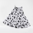 thumbnail image 5 of Antinious Little Girls Summer Dress,Toddler Girl Casual Dress,1-12 Years Children's Dress Summer Girls Dress Big Children Princess Floral Slip Dress Nightdress,White,12 Months, 5 of 5