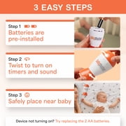 Baby Shusher Sound Machine – Real “Shhh” Sound to Soothe Crying Babies, Newborn Sleep Aid