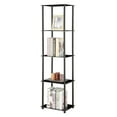 thumbnail image 2 of Convenience Concepts Designs2Go 5 Tier Glass Tower, Black, 2 of 3