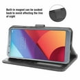 thumbnail image 3 of Mobile Phone Cover for Lg V50, Cover Premium Pu Leather Tpu Flip Cover Magnetic Closure Card Compartment Stand Function Wallet with Lanyard Protective Cover, 3 of 7