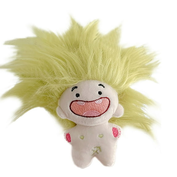 ​​LYINGF Cute Stuffed Plush Toy Keychain, Twelve Zodiac Keychain - Hilarious Hairstyle Design with Cute Appearance, Collectible Character Keychain with Personalization Features​​