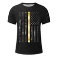 thumbnail image 3 of Camisetas de Manga Larga para Hombres Imprimir Casual Cuello Redondo Camiseta de Manga Corta, Camisetas de Manga Larga para Hombres Algodón, 3 of 4