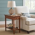 thumbnail image 5 of Solid Bamboo Recliner Table with Drawer Mahogany, 5 of 7