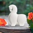 thumbnail image 4 of Estatuilla de Estatua de Caballo, Decoración única, Adornos Creativos de Cerámica Modernos, Escultura para Centro de Mesa, Repisa, Decoración Del Blanco BLESIY Estatua de caballo, 4 of 8