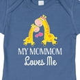 thumbnail image 4 of Inktastic Mommom Loves Me Childs Giraffe Boys or Girls Baby Bodysuit, 4 of 5