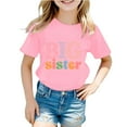 thumbnail image 2 of ibiyuan Big Sister Shirts for Girls 14-16 Promoted To Big Sis T-Shirt Pregnancy Announcement Short Sleeve Shirts Shirts for Girls Big Sister Outfit Tees Girl Tops Size 12, 2 of 5