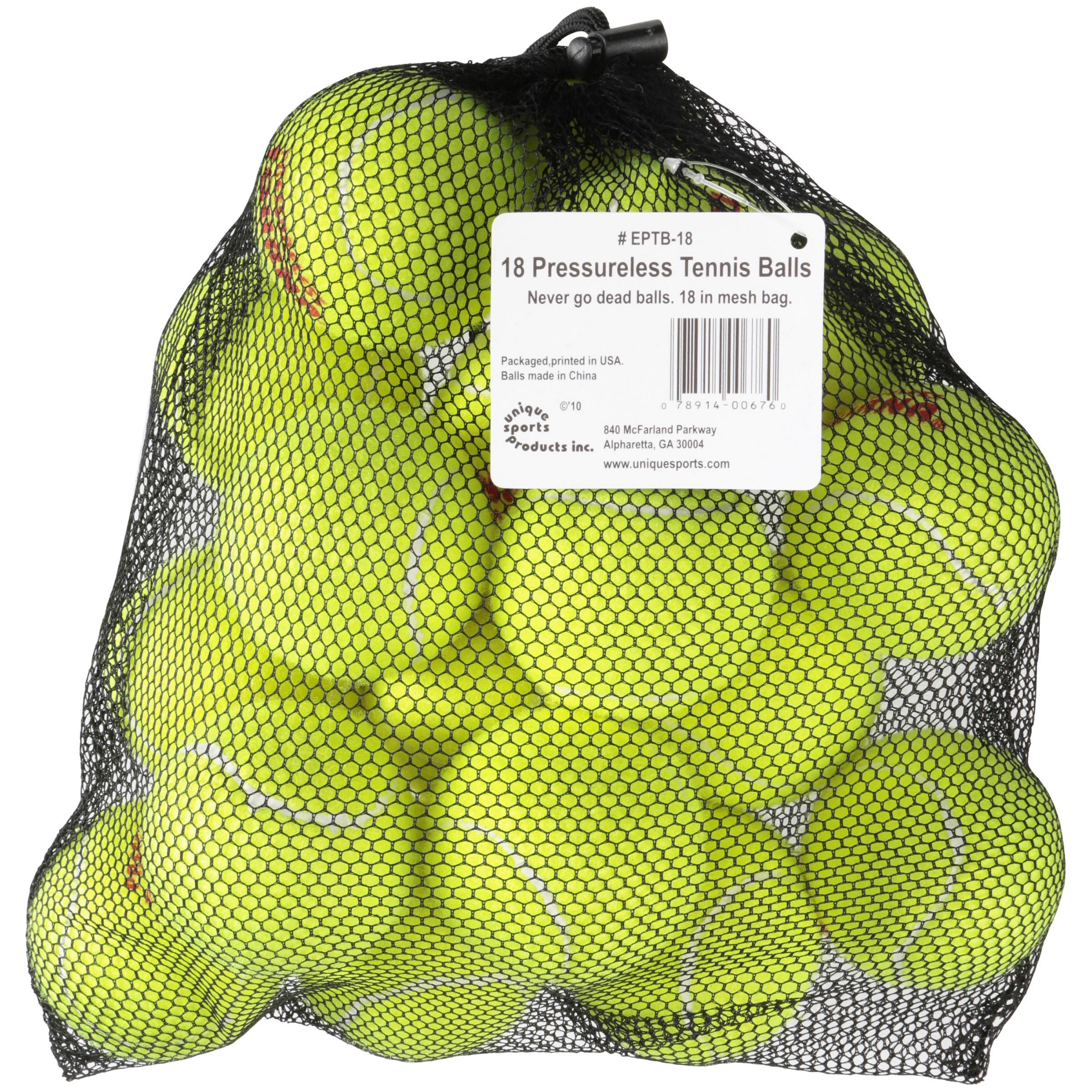 Tourna Pressureless Tennis Balls 18-Count Bag photo 3