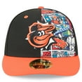 thumbnail image 2 of Men's New Era Black/Orange Baltimore Orioles 2025 MLB Diamond Hero Edition Low Profile 59FIFTY Fitted Hat, 2 of 5