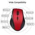 Miubagial upgraded 2 4 wireless game 6 button usb receiver pro for pc